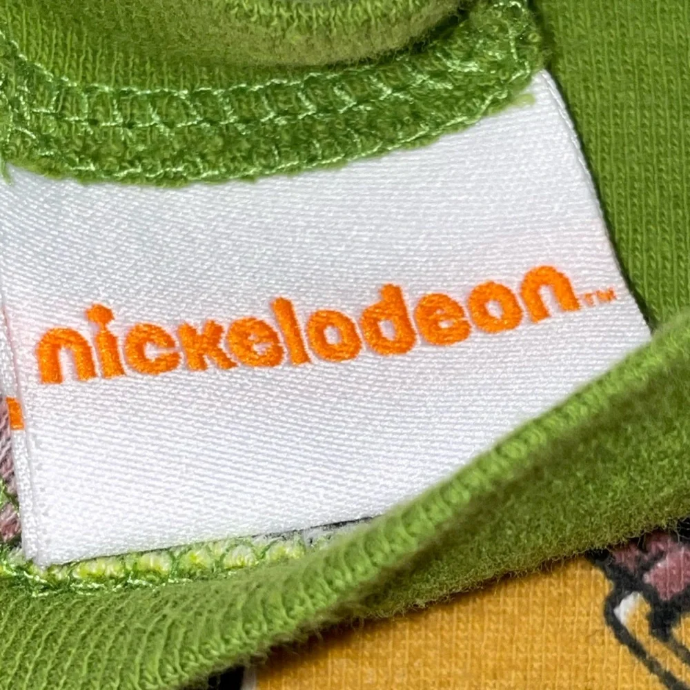 NICKELODEON Boy's Green Teenage Mutant Ninja Turtle Long Sleeve Pajama Top 4/5